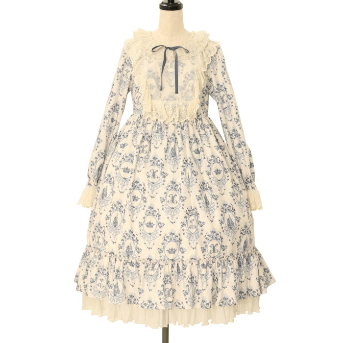 USED】【青木美沙子コラボ】Rose Princessヨーク切替ワンピース 
