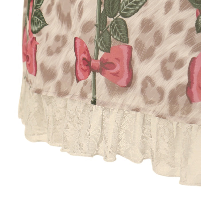 Rebecca Leopard ワンピース Angelic Pretty / Rebecca Leopardワンピース グレー I-24-04-15