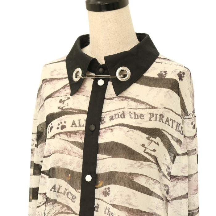 ALICE and the PIRATES / Wolf the ripper BIGシャツ グリーン Y-25-11