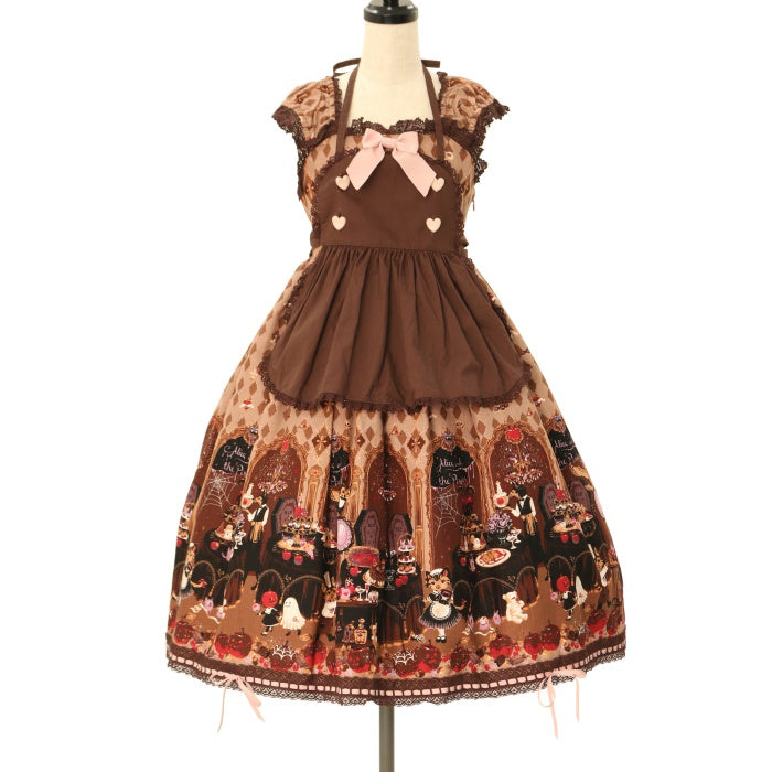 USED】ミセス・ハロウィンアップルの奇妙な晩餐会柄ジャンパー