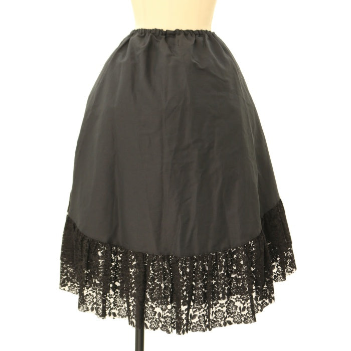 h.naoto FRILL ボリュームスカート キャッスル刺繍 ベロア 2026年最新