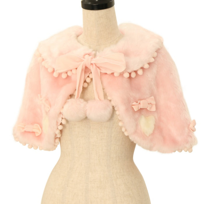 USED】ラブリィポンポンファーケープ | Angelic Pretty Wunderwelt