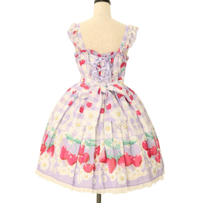 Angelic Pretty／Cherry Marguerite スカート Angelic Pretty チェリーマルグリット ジャンパースカート