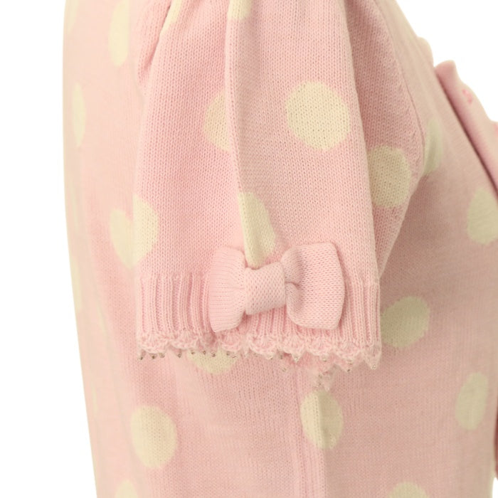 USED】宝石リボンドットニットカーディガン | Angelic Pretty