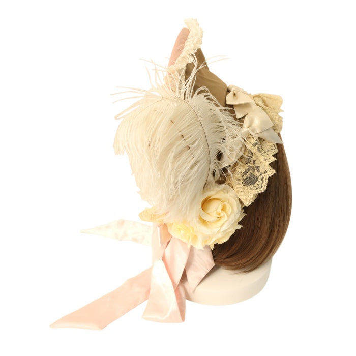 USED】ローズリボンボンネット | Triple*fortune | ロリータ ゴスロリ