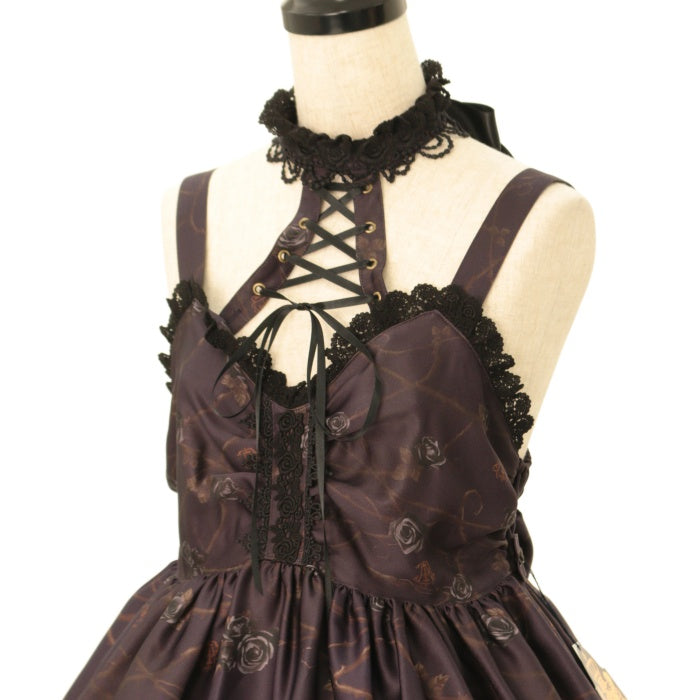 USED】薔薇の誓い～愛と裏切りの輪舞曲～柄ジャンパースカートⅡ