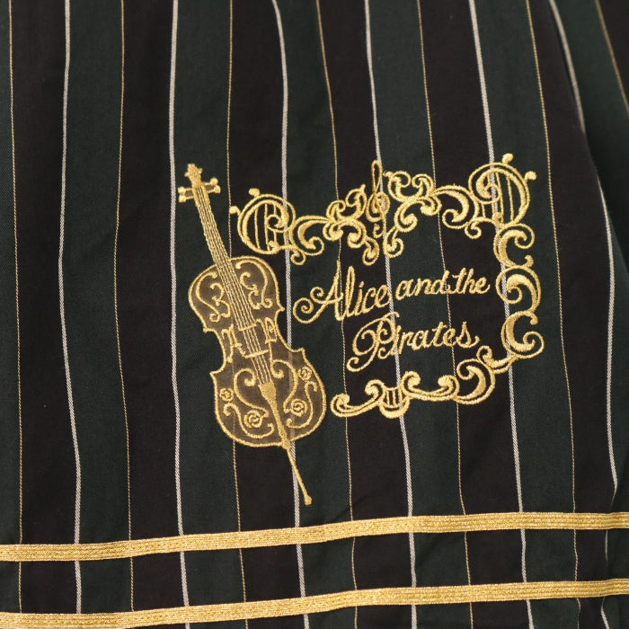 USED】レジメンタルチェロアップリケジャンパースカート | ALICE and