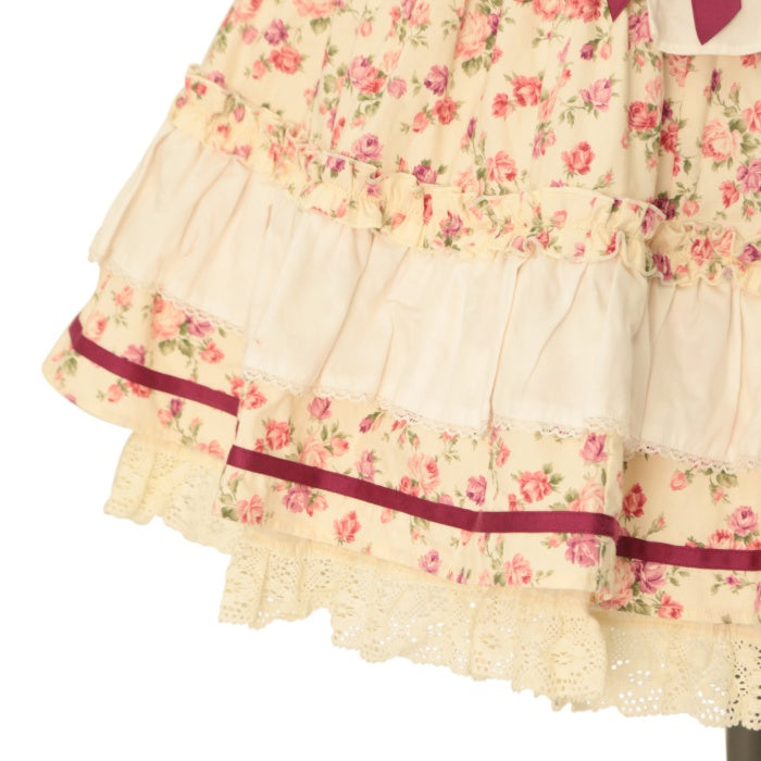 ✰Angelic Pretty✰Flower Basketジャンパースカート USED】Flower Basketジャンパースカート | Angelic Pretty