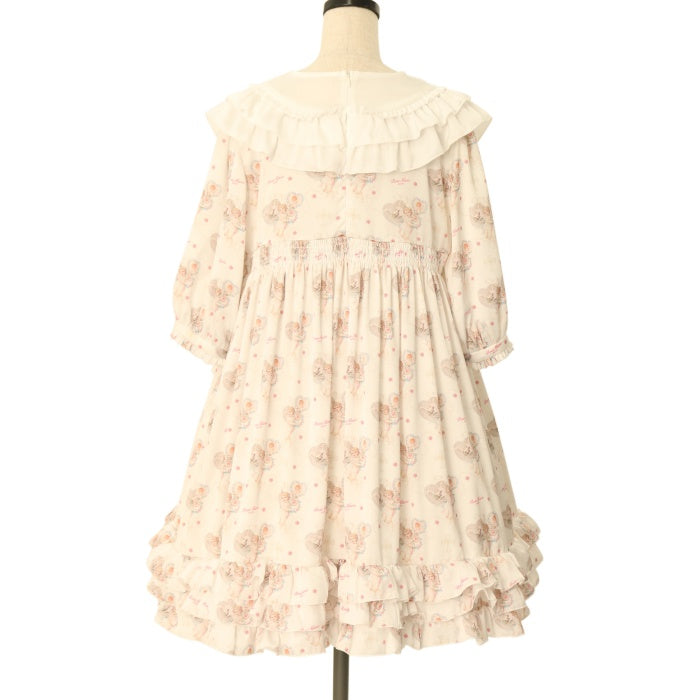RoseMarie seoir フリルドールワンピース USED】フリルドールワンピース（天使柄） | RoseMarie seoir