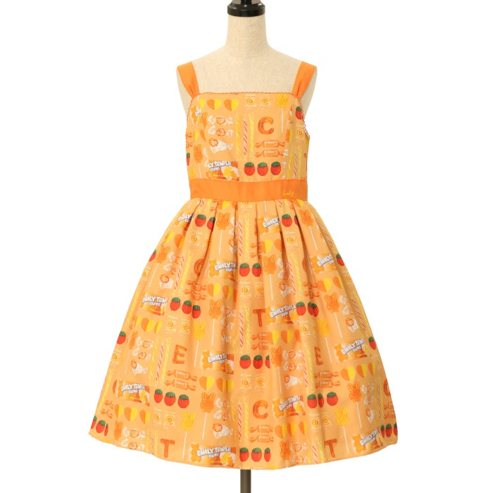 Emily Temple cuteエミキュ　pop'n CANDY ワンピース USED】pop'n CANDY ノースリーブワンピース | Emily Temple cute
