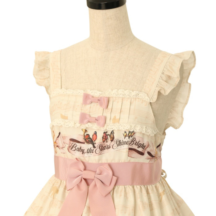 USED】Meow Meow Symphony柄ベビードールジャンパースカート | BABY