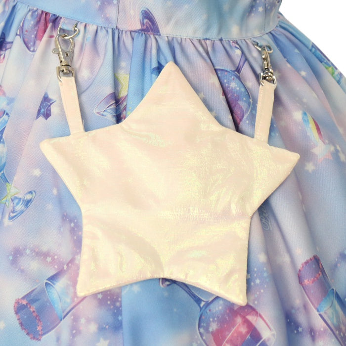 Galaxy Cocktailワンピース紺 Angelic Pretty - メルカリ