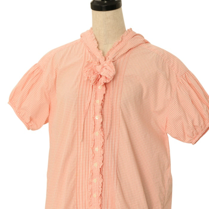 USED】フード付ギンガムパフスリーブブラウス | PINK HOUSE Wunderwelt  