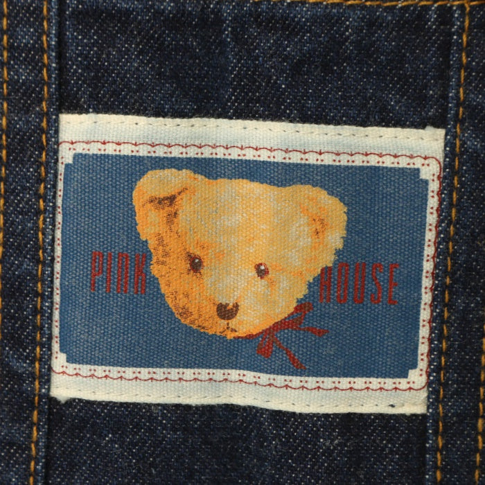 PINKHOUSE ピンクハウス テディベア 刺繍 オーバーオール PINKHOUSE ピンクハウス テディベア 刺繍 オーバーオール - メルカリ
