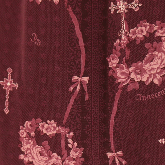 USED】【Mサイズ】薔薇と十字架のレースジャンパースカート | Innocent