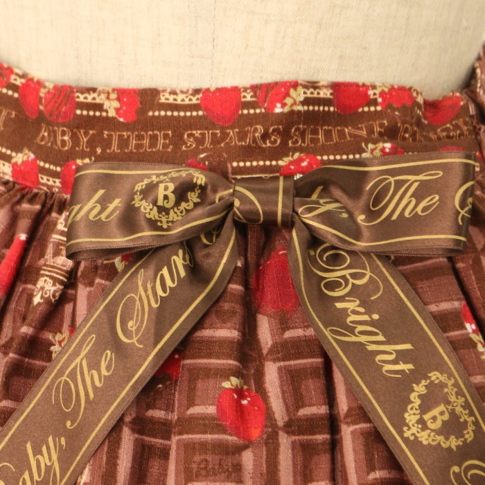 strawberry loves chocolate スカート Strawberry Loves Chocolate JSK I by Baby, the Stars Shine Bright