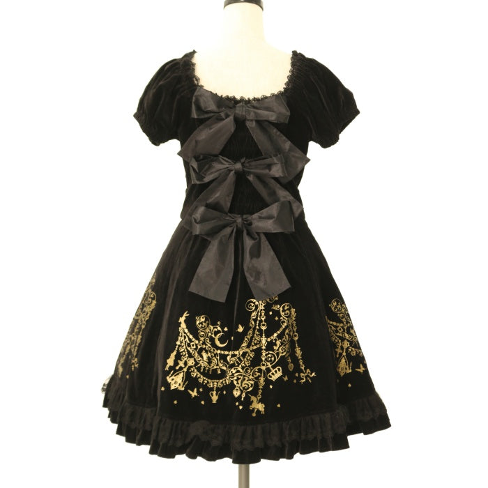 プトマヨ ジュエリーリボン別珍ワンピ ベロア USED】ジュエリーリボン別珍ワンピ | PUTUMAYO Wunderwelt