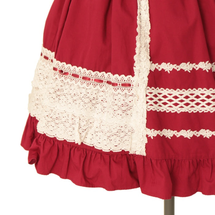 BABY レースフリルジャンパースカート エンジ　ヘドレ　セット BABY レースフリルジャンパースカート エンジ ヘドレ セット