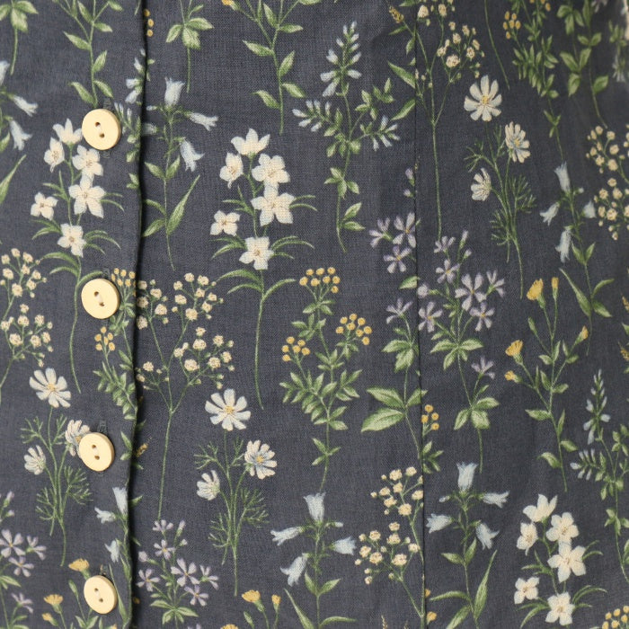 USED】【Mサイズ】花小径のパフブラウス | Sheglit Wunderwelt