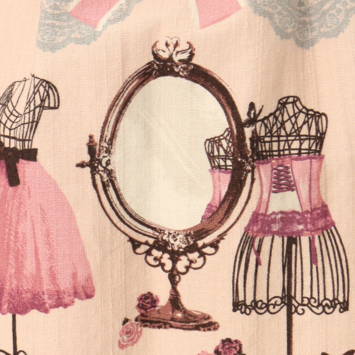 USED】Lace up doll あみあげジャンパースカート+ヘッドドレスセット