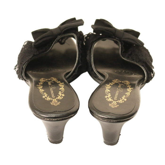 ☆Jesus diamanteグログランリボンロゥウエッジミュール ホワイト☆ CL26129S-Christian-Louboutin-
