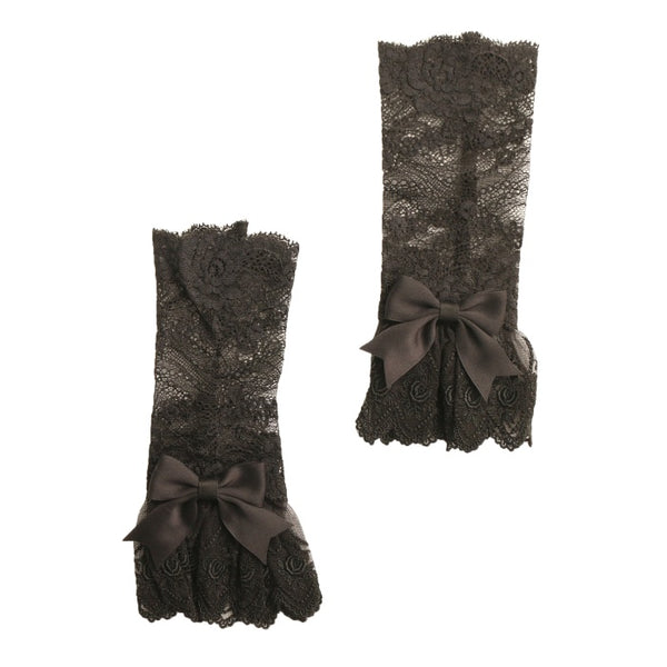 新品　未使用　メアリーマグダレン　リボン付きレースカフス・ミディ　ブラック　黒 w-86632-00_grande.jpg?v=1673074414