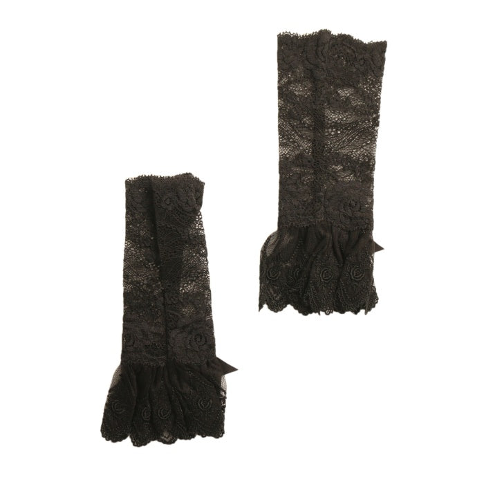 新品　未使用　メアリーマグダレン　リボン付きレースカフス・ミディ　オフホワイト 新品 未使用 メアリーマグダレン リボン付きレースカフス