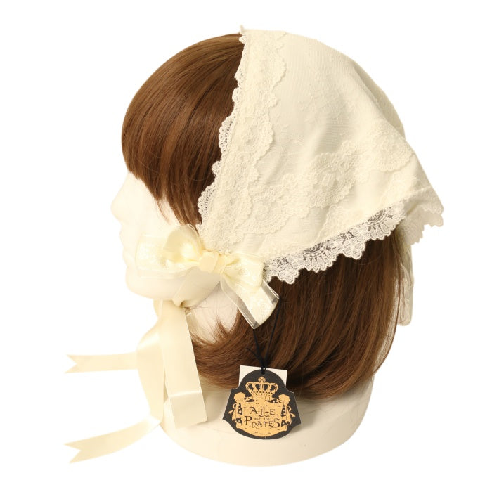 大人女性の USED】レースバブーシュカ Wunderwelt PIRATES the and ALICE | Hair Accessory