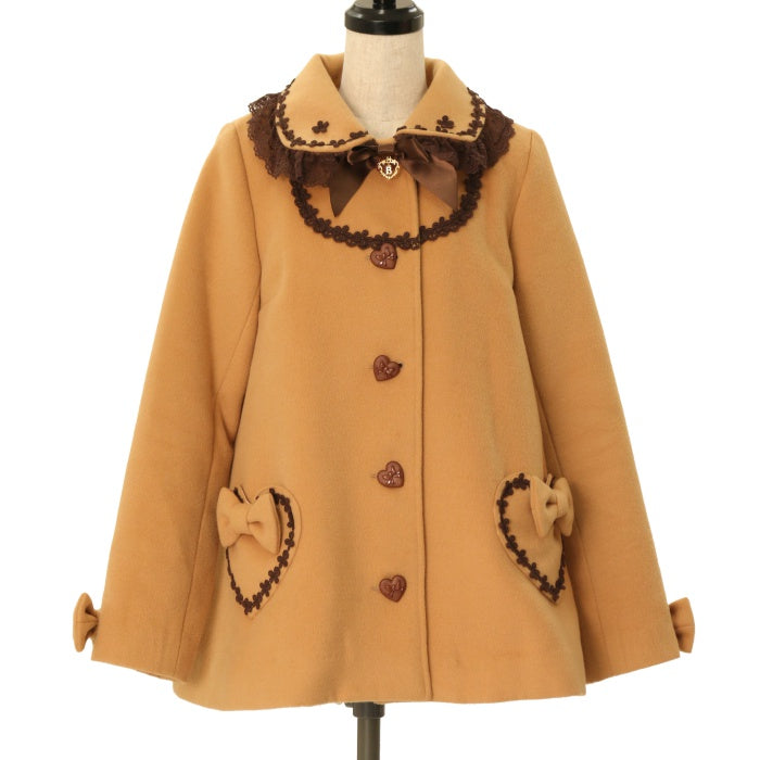 USED】くまくみゃちゃんショートコート | BABY, THE STARS SHINE