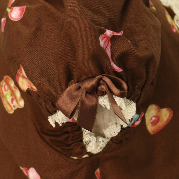 Angelic Pretty✦お菓子の国オーバーニー✦ブラウン✦茶色 USED】お菓子の国ワンピース | Angelic Pretty Wunderwelt Online Shop