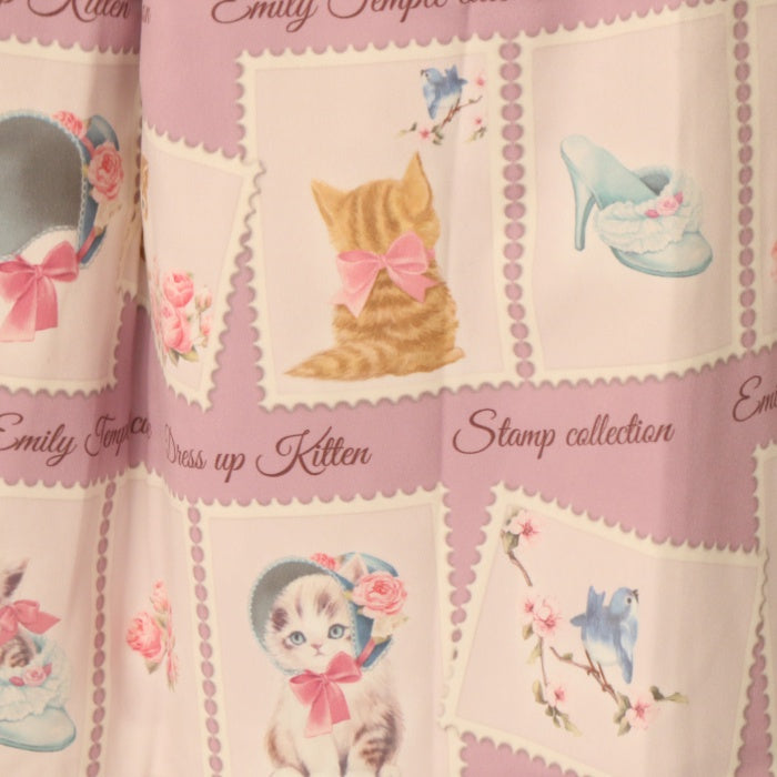 Kitten Stamp Collectionキャミソールワンピース USED】【Mサイズ】Kitten Stamp Collectionキャミソール