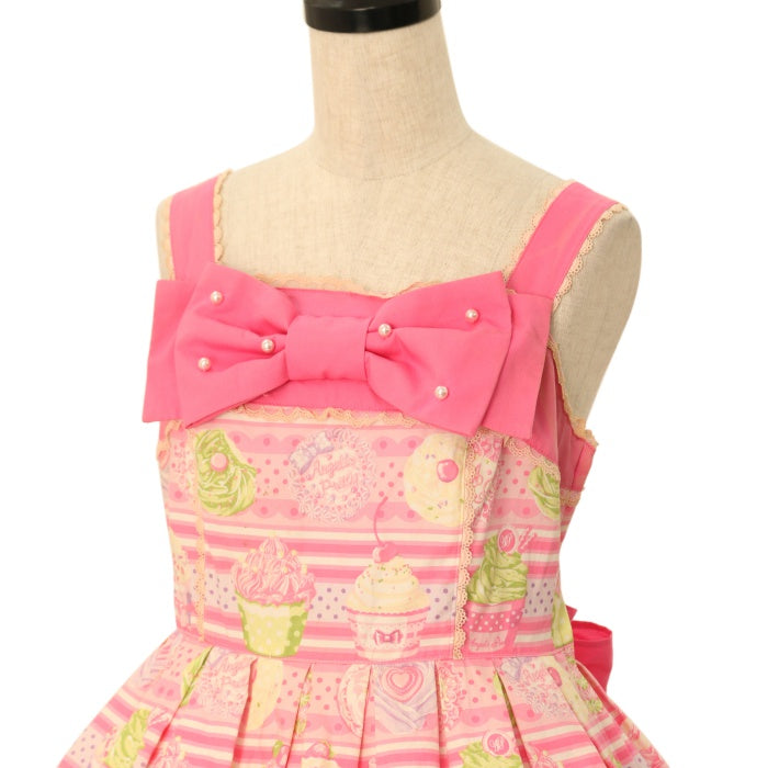 USED】ホイップマジック胸リボンジャンパースカート | Angelic Pretty