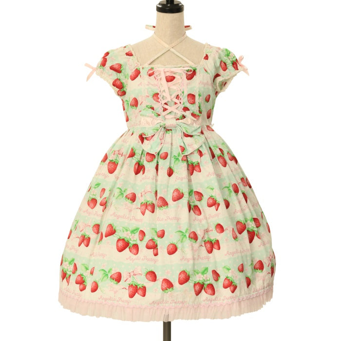 USED】いちごミルフィーユワンピース | Angelic Pretty | ロリータ 