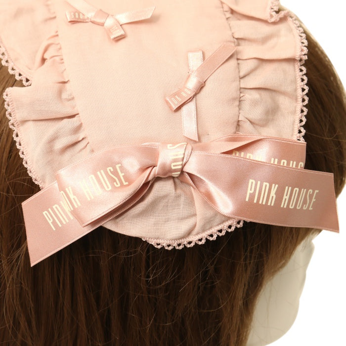 USED】【PINK HOUSE × misako aoki 】リボンいっぱいヘッドドレス