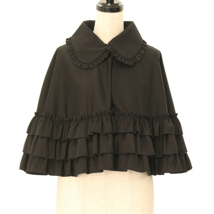 USED】【Mサイズ】ティアードフリルケープ | BLACK PEACE NOW
