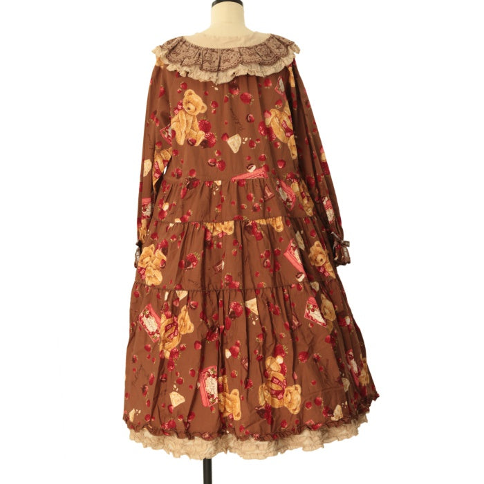 USED】【PINK HOUSE×misako aoki】strawberry choco bearプリント