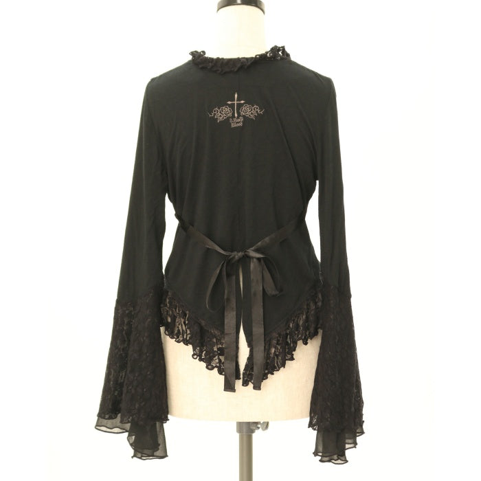 USED】Blood レース切替燕尾カーディガン | h.NAOTO | ロリータ