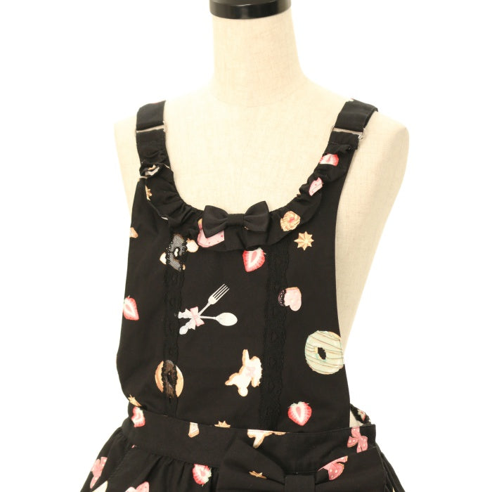 USED】ア・ラ・カルト ティータイムサロペット+バレッタセット