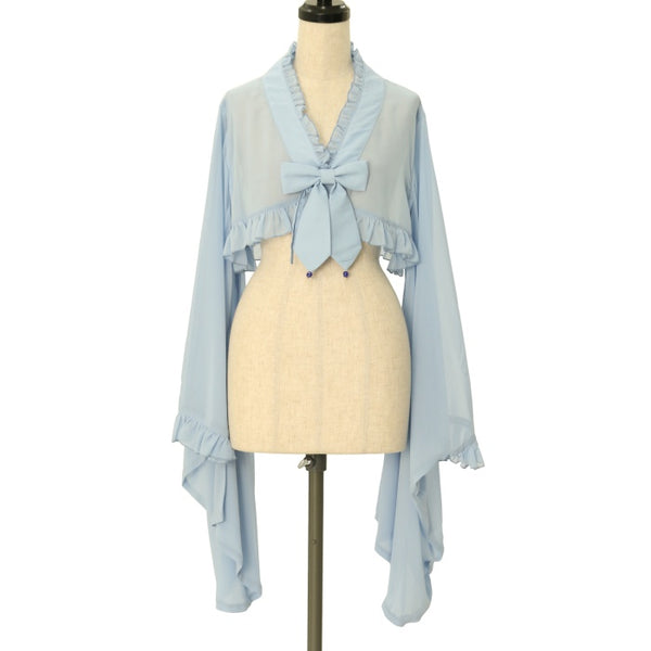 ozzon oneste 着物袖ボレロ　和ロリ Ozz oneste / 着物袖ボレロ グリーン S-24-07-31-003-OO-TO-AS