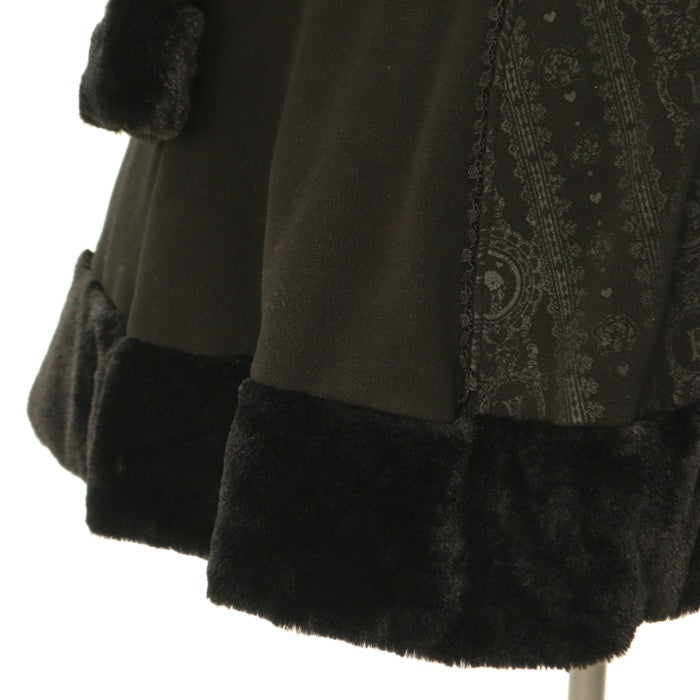 h.NAOTO FRILL ケープ付きうさぎ刺繍コート USED】FRILL ケープ付きうさぎ刺繍コート | h.NAOTO | ロリータ