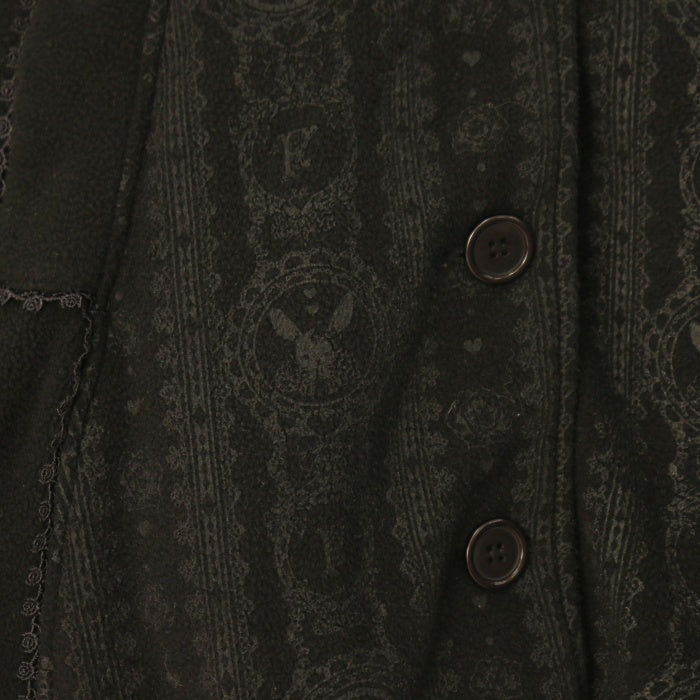 USED】FRILL ケープ付きうさぎ刺繍コート | h.NAOTO | ロリータ