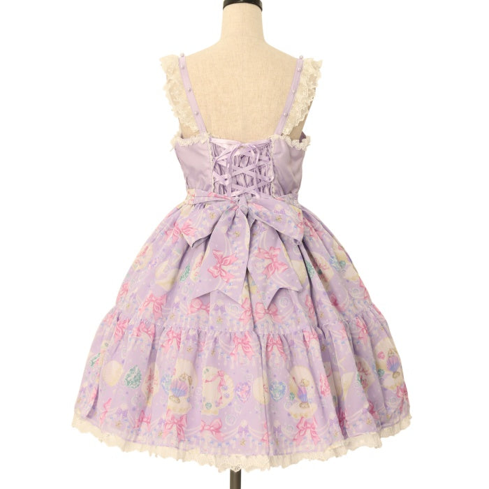 USED】Jewel Marineティアードジャンパースカート| Angelic Pretty