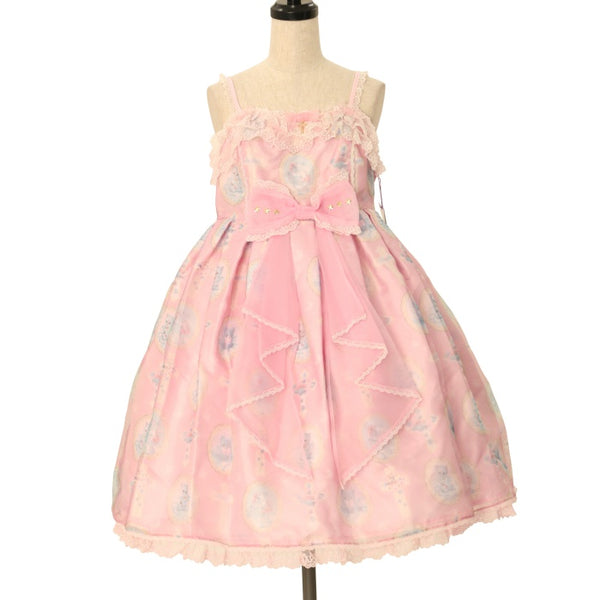 Angelic Pretty Milky Cross JSK ジャンスカ ピンク USED】Milky Crossジャンパースカート | Angelic Pretty | ロリータ