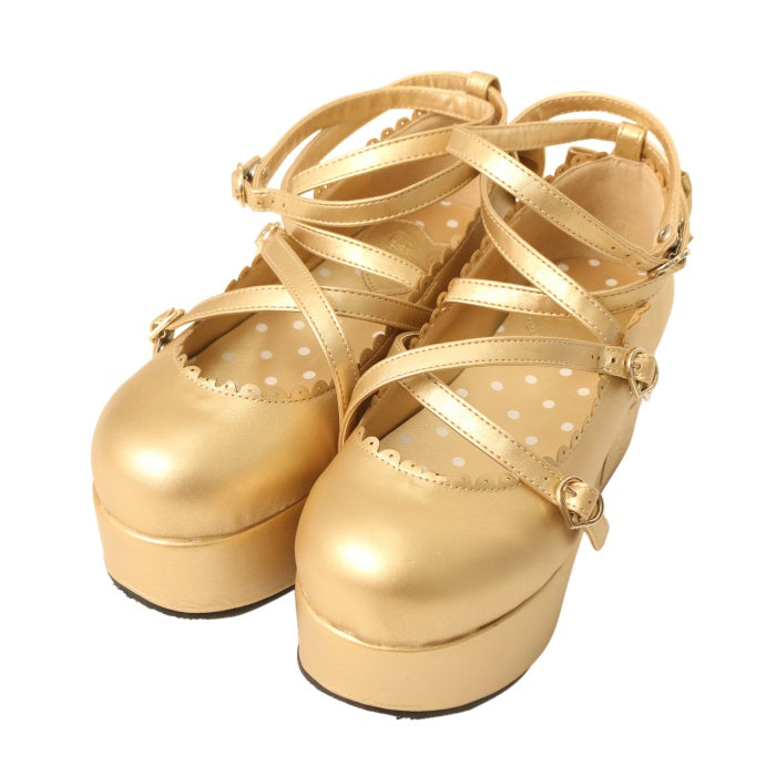 【期間限定出品】未使用★Angelic Pretty/Dreamyシューズ S USED】【Mサイズ】Dreamyシューズ | Angelic Pretty | ロリータ