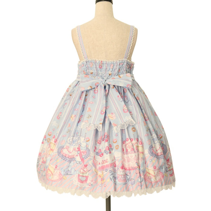 Angelic pretty whip factory ジャンパースカート Whip Factory Tiered JSK by Angelic Pretty