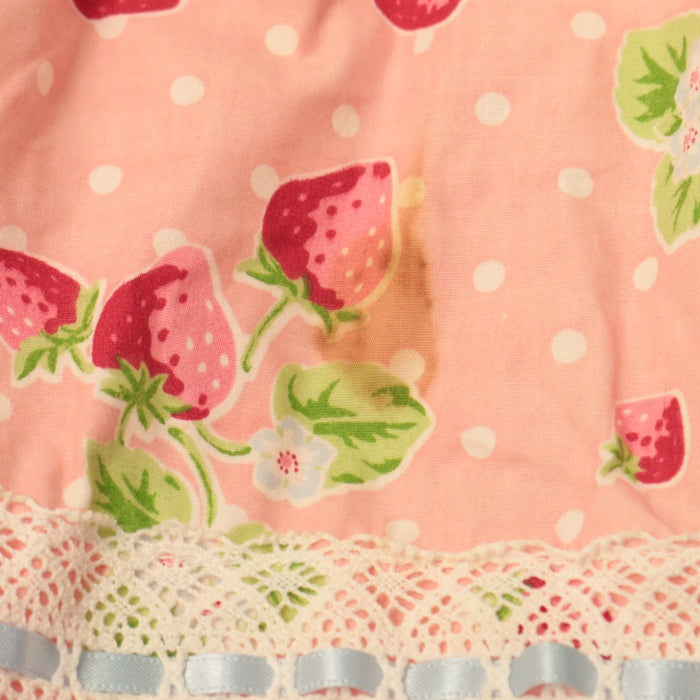 USED】いちご柄ワンピース+リボンカチューシャセット | CHOCOCHIP