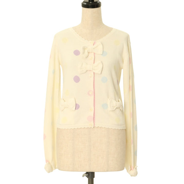USED】カラフルドットカーディガン | Angelic Pretty Wunderwelt