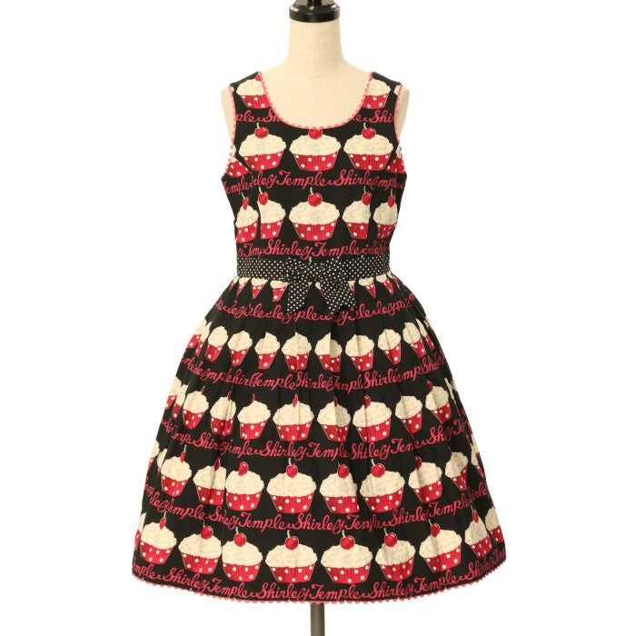 Shirley Temple カップケーキのジャンバースカート　サイズ160 USED】【160cm】ロゴカップケーキptジャンパースカート | Shirley