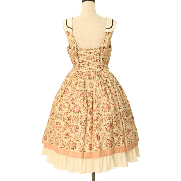 sheglit Aliciaエプロンドレス白