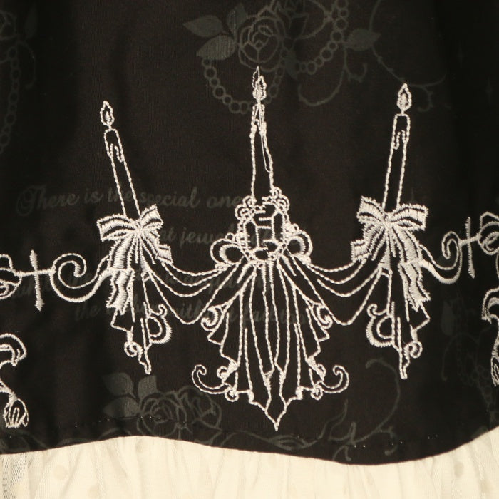 USED】FRILL キャンドル刺繍ドレープスカート | h.NAOTO | ロリータ